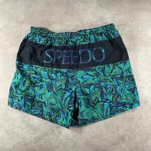 90’s Speedo Aboriginal Geometric Abstract Pattern Swim Trunks Men’s Medium